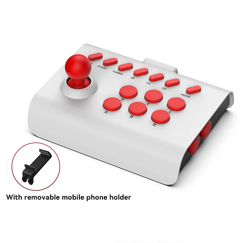 Gaming Console Cartoon - Arcade Fight Stick Turbo Joystick Game