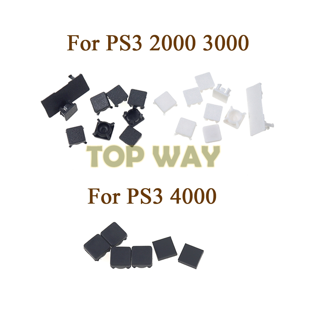Gaming Console For Pc - 1set Plastic Button Screw Cap Rubber