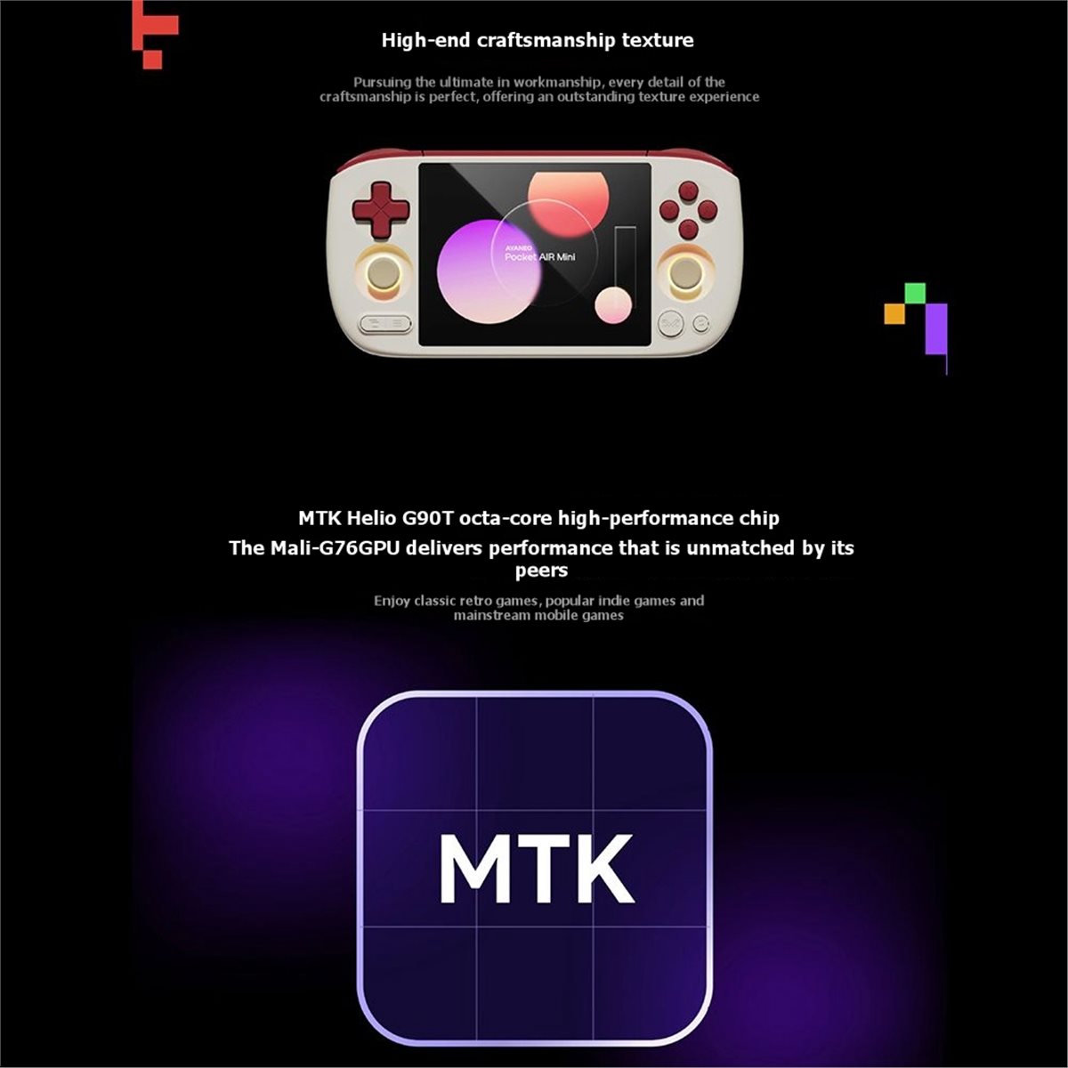 ■★New Arrival Fashion  AIR Min - Gaming Console Handheld Android recension och pris