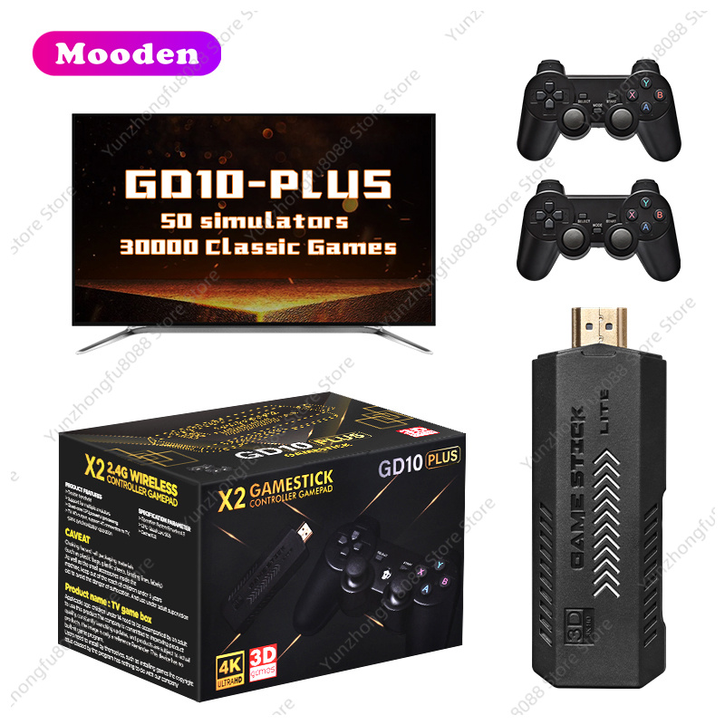 L GD10 Plus Game Stick 4k Blac - Gaming Console X2 recension och pris
