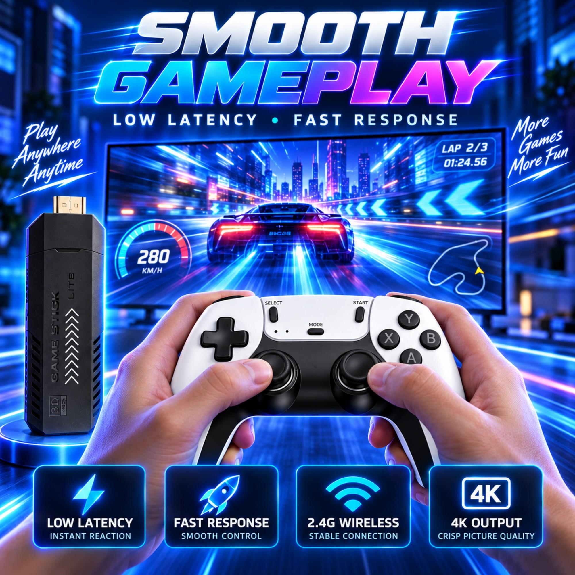 X2 PRO Game Stick 4K HD TV Vid - Gaming Console X2 recension och pris