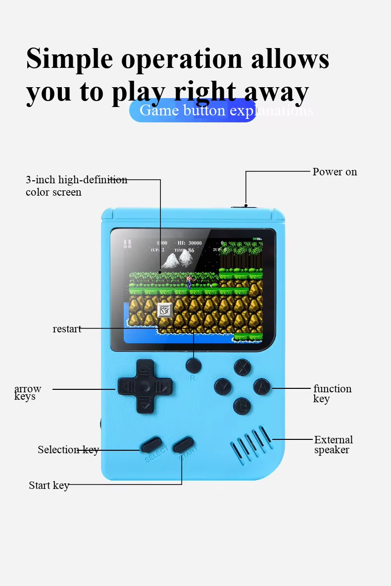 400 In 1 MINI Games Handheld G - Gaming Console Handheld Android recension och pris