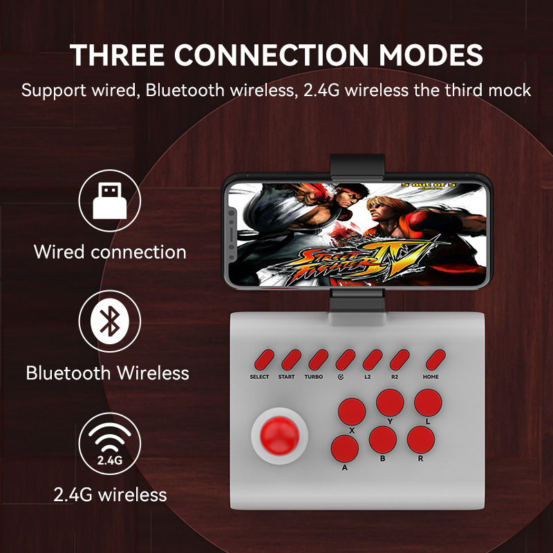 Arcade Fight Stick Turbo Joyst - Gaming Console Cartoon recension och pris