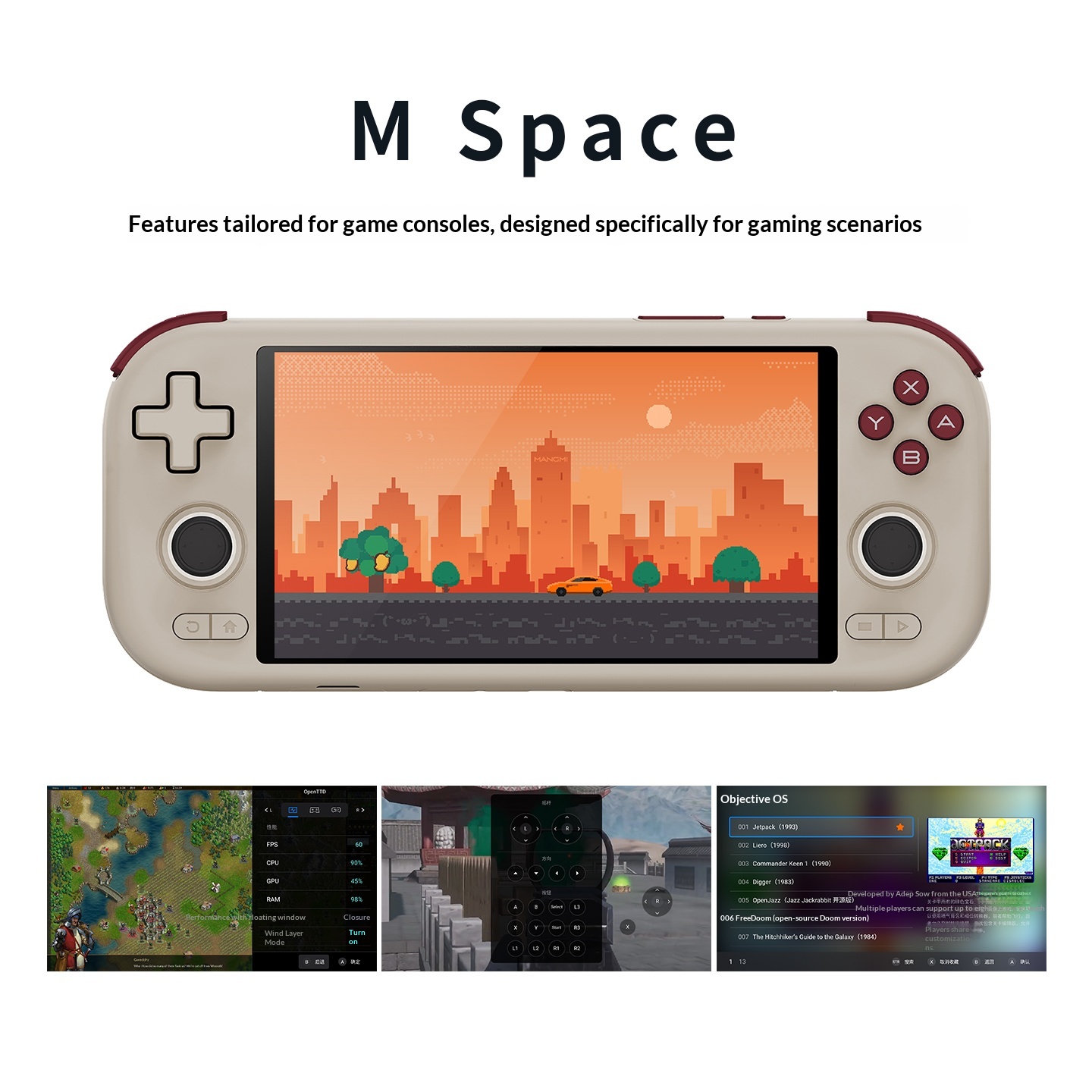 Mangmi Air X Android14 Handhel - Gaming Console Handheld Android recension och pris