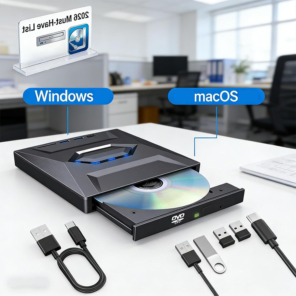 Hot 7-in-1 DVD BD CD Burner US - Gaming Console For Pc recension och pris