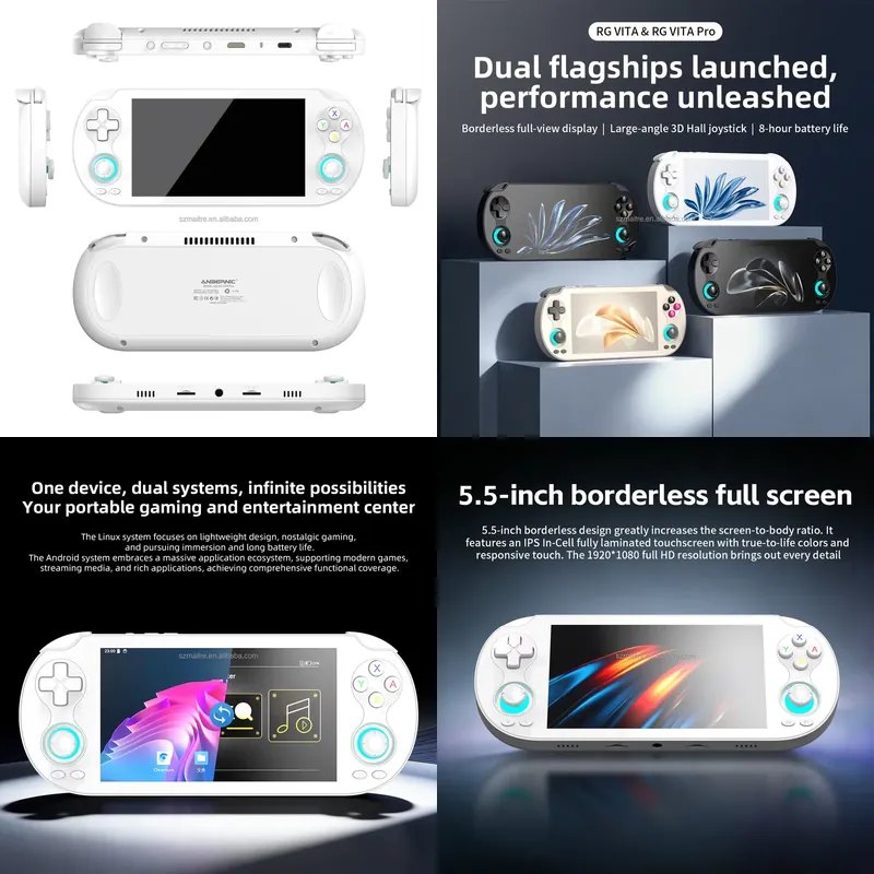 【CHIMU HOME】 5.5 inch touchscr - Gaming Console Handheld Android recension och pris