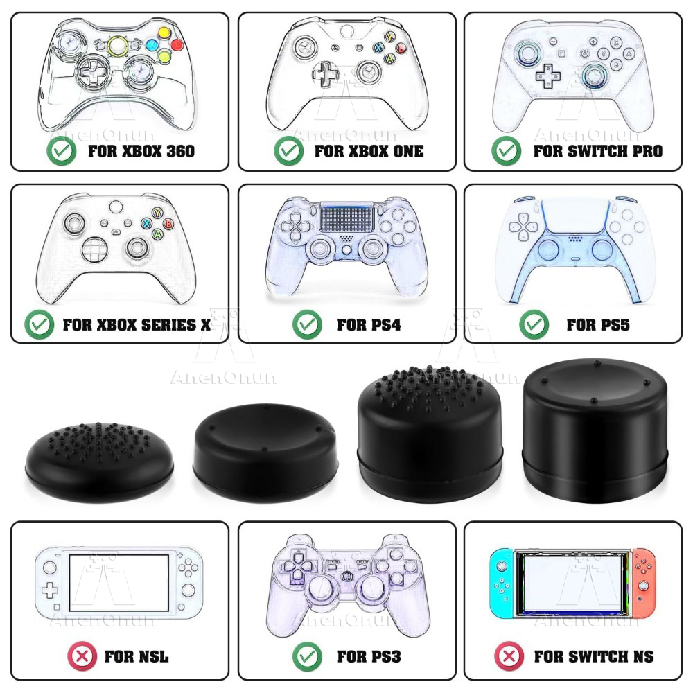 8PCS Thumb Grip Caps Controlle - Gaming Console For Pc recension och pris