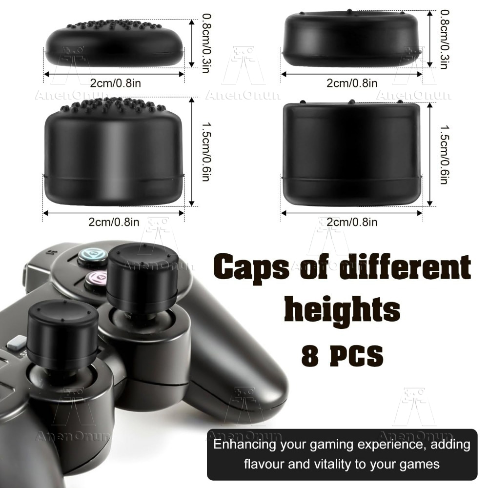 8PCS Thumb Grip Caps Controlle - Gaming Console For Pc recension och pris