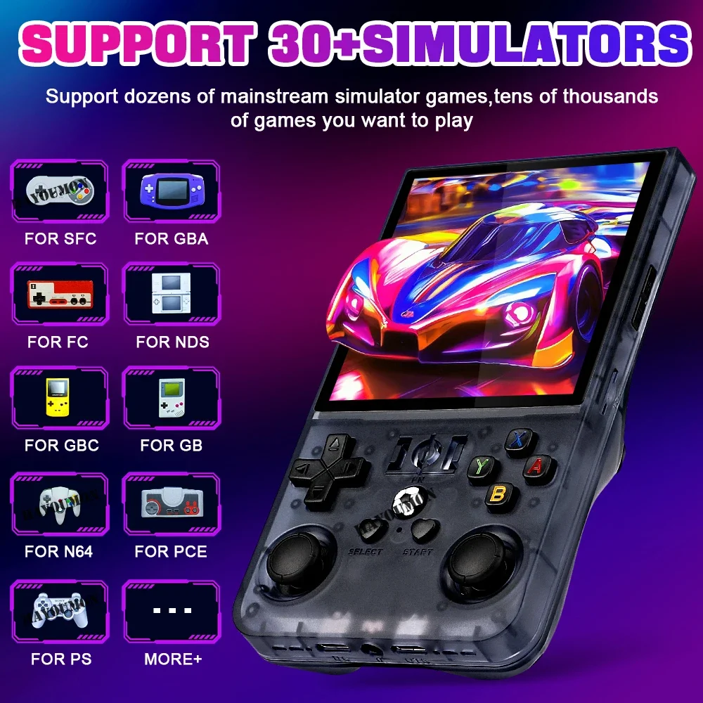 NEW R36MAX Handheld Retro Game - Gaming Console Handheld Android recension och pris