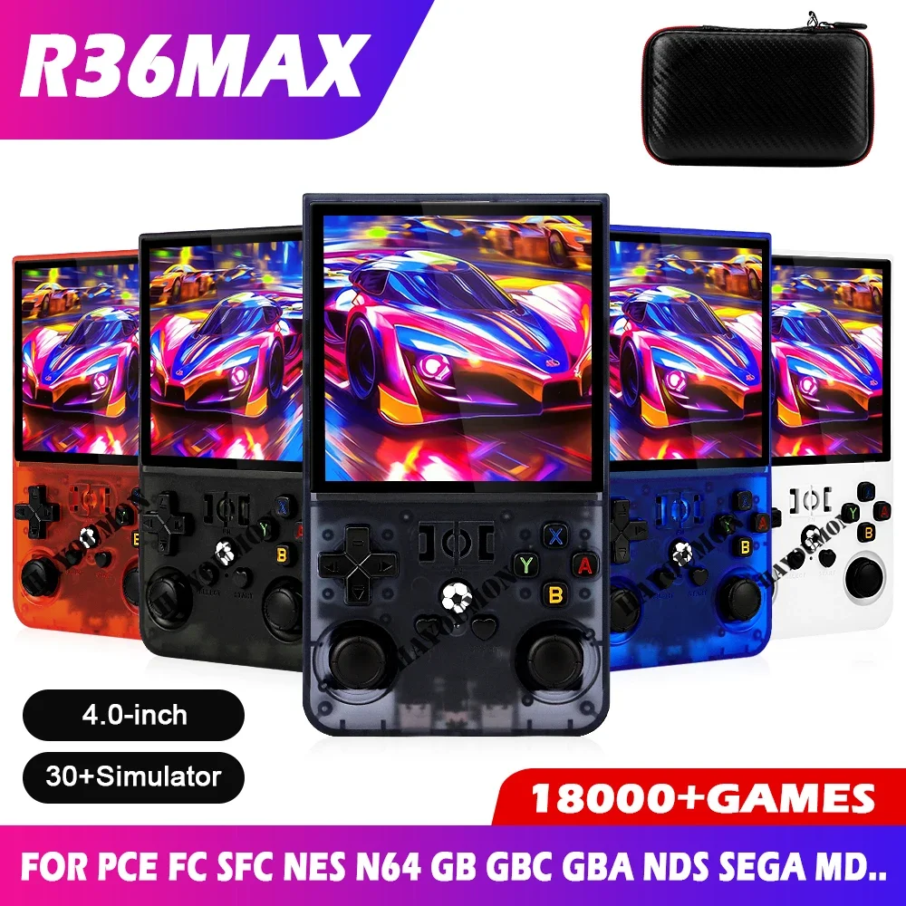 NEW R36MAX Handheld Retro Game - Gaming Console Handheld Android recension och pris