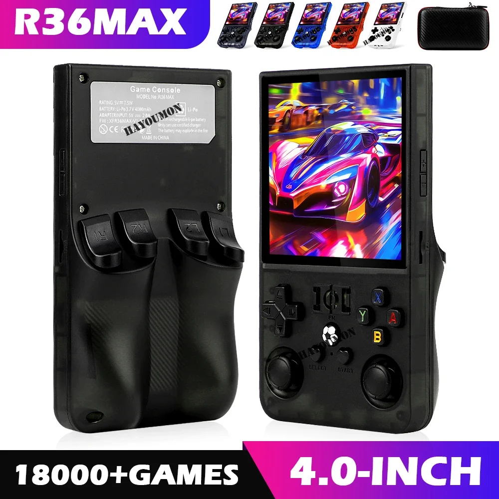 NEW R36MAX Handheld Retro Game - Gaming Console Handheld Android recension och pris
