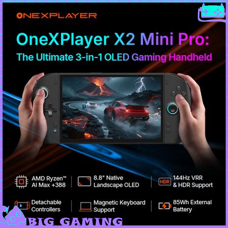 OneXPlayer X2 Mini Pro 3‑in‑1  - Gaming Console X2 recension och pris